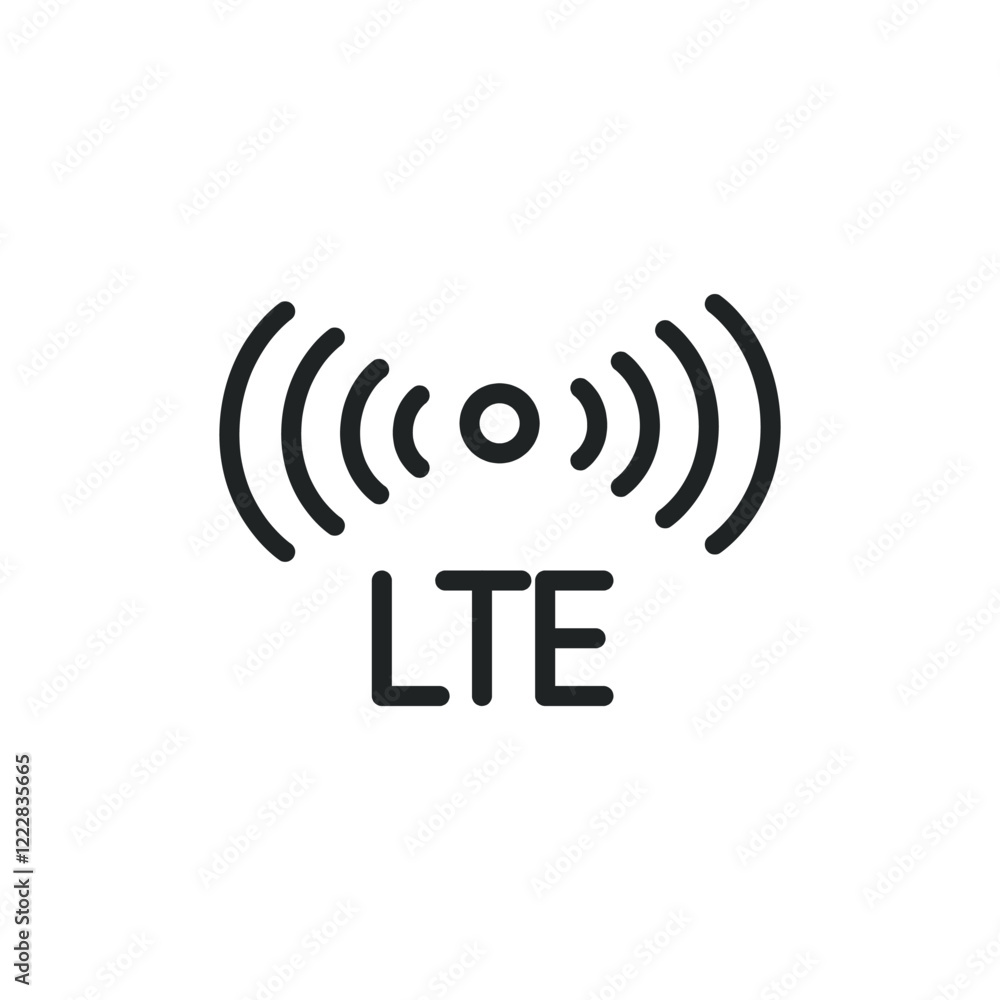 Internet Icon. Mobile Device Components Vector Icon Internet Icon. Mobile Device Components Vector Icon