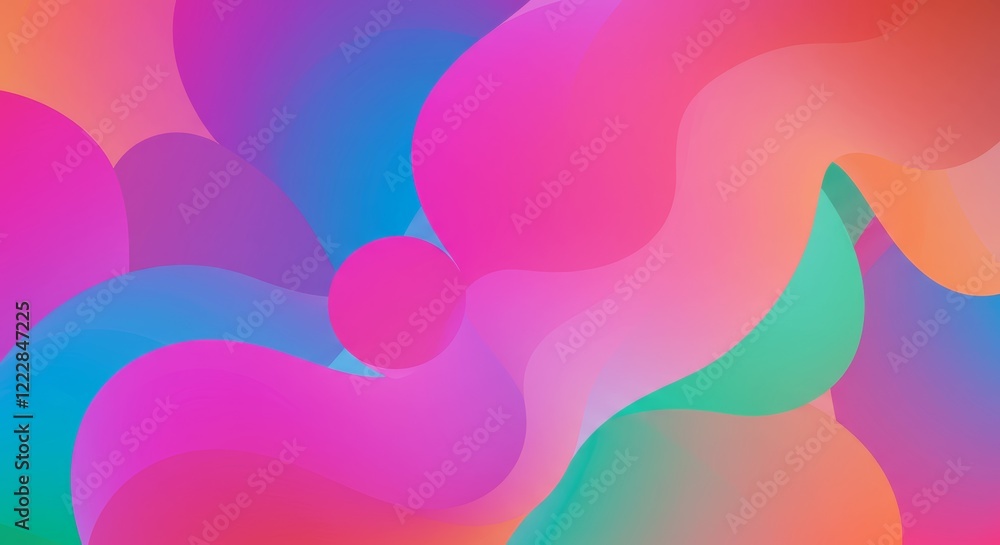 Liquid Abstract: An abstract artwork featuring smooth, flowing shapes with vibrant color gradient, creating a sense of fluidity and movement. Liquid Abstract: An abstract artwork featuring smooth, flowing shapes with vibrant color gradient, creating a sense of fluidity and movement.
