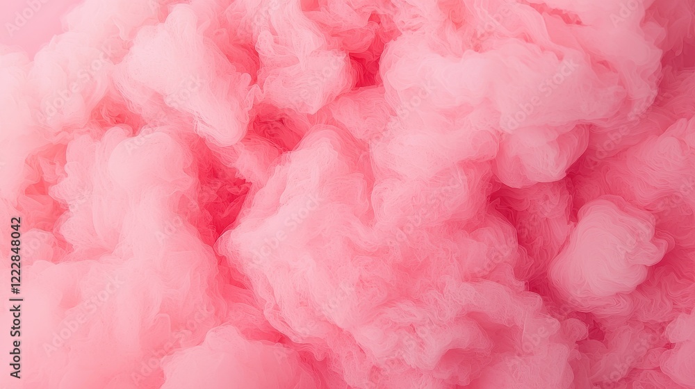 Fototapeta premium Soft Pink Cotton Candy Texture Background for Sweet Treats Design