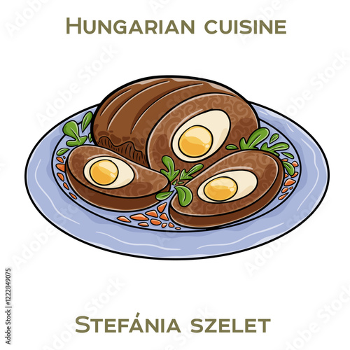 Stefania Szelet is a traditional Hungarian dish featuring tender beef, smoky bacon, and hearty vegetables, slow-cooked to perfection.