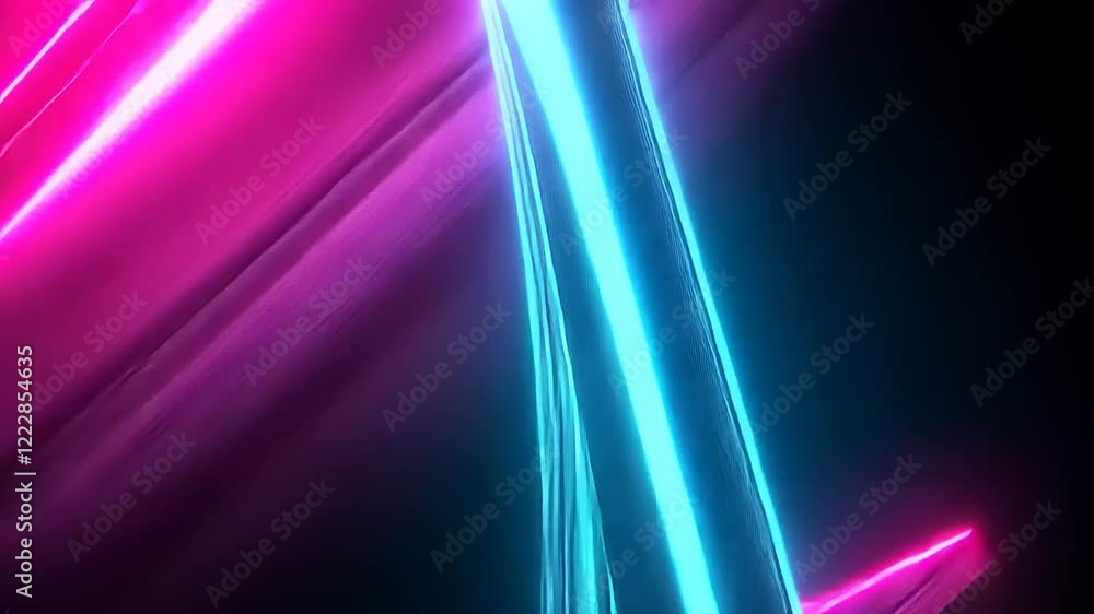 Abstract Diagonal Lines of Vibrant Pink and Blue Hues Abstract Diagonal Lines of Vibrant Pink and Blue Hues