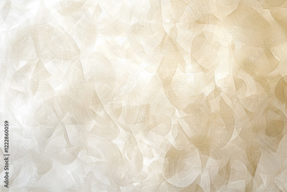 Obraz premium Abstract light texture with soft golden hues and flowing patterns, creating a serene background atmosphere