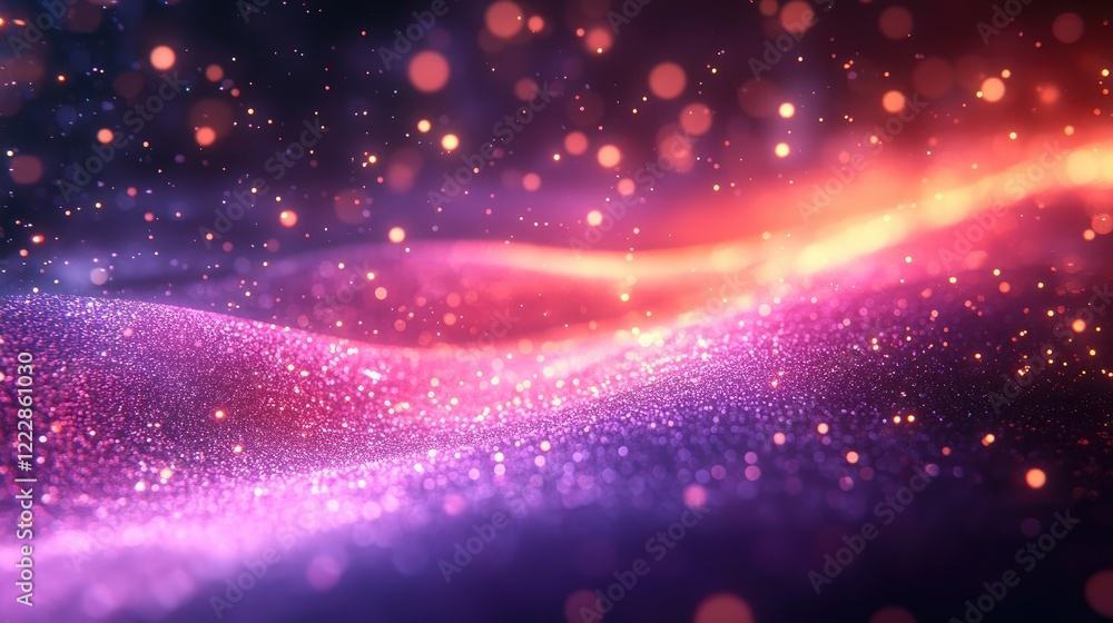 Fototapeta premium A vibrant abstract image featuring a burst of light radiating from a central point,