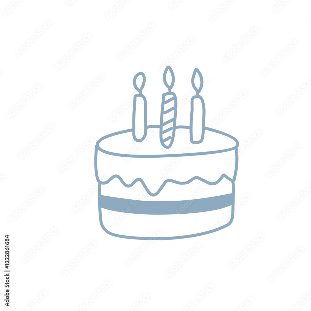 Birthday Party line icon