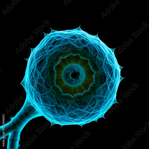 Human hepatocyte. Nucleolus photo