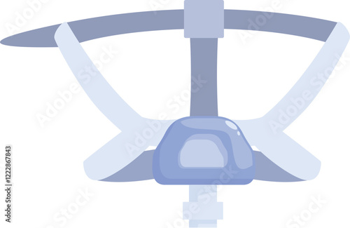 Comfortable cpap mask promoting uninterrupted sleep by providing continuous positive airway pressure, alleviating sleep apnea symptoms