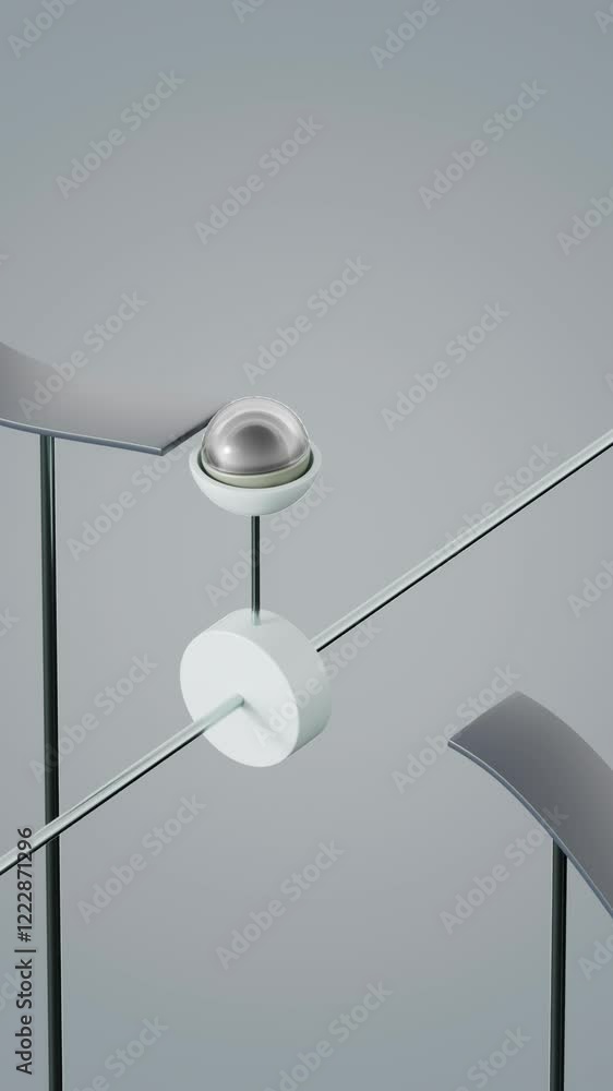 Marbles Path 3D loop animation Marbles Path 3D loop animation