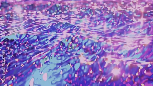 Iridescent Liquid Surface