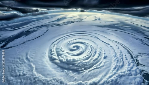 Frozen Cyclone: A Swirling Arctic Storm