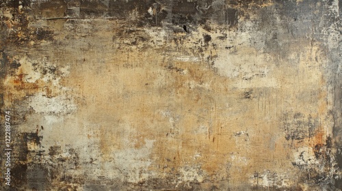 Wallpaper Mural Weathered Wooden Background with Faded Textures and Patterns Torontodigital.ca