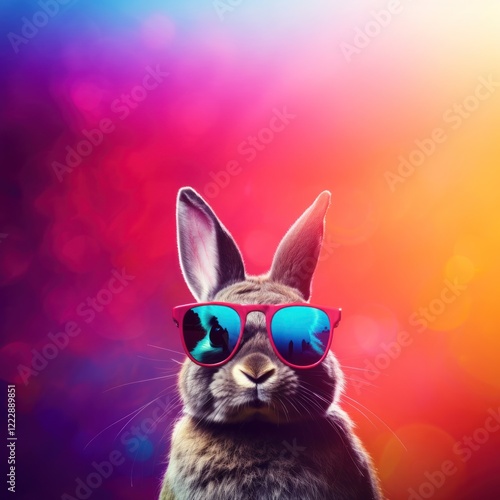 Sunglasses mammal animal purple. photo