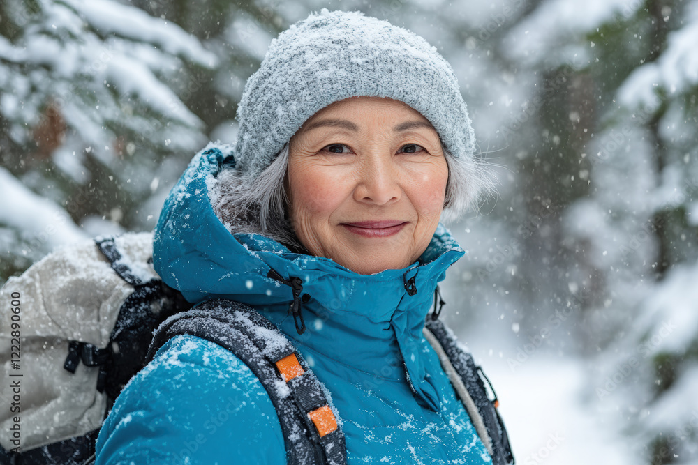 Winter Hiker Portrait Winter Hiker Portrait