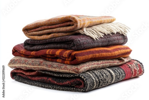 A Stack of Colorful and Cozy Blankets Perfect for Fall and Winter