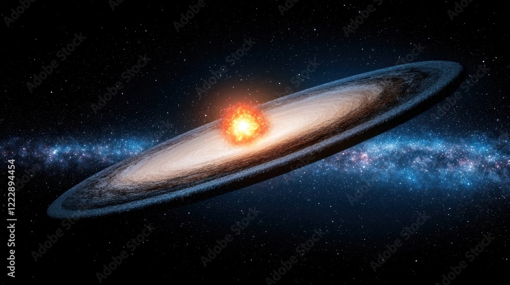Cosmic Galaxy Explosion Cosmic Galaxy Explosion