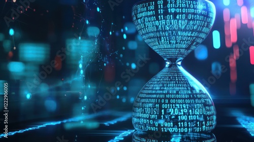 Obraz na płótnie Digital Hourglass