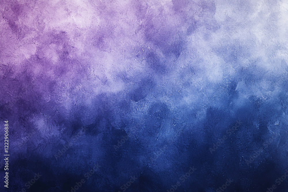 Fototapeta premium Abstract gradient texture blending purple and blue hues, creating a serene backdrop for artistic projects