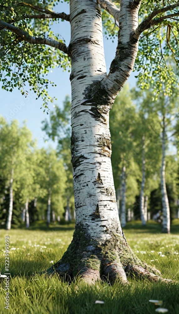 Fototapeta premium birch tree