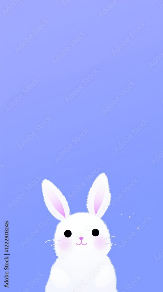 Obraz premium Rabbit selfie cute wallpaper animal cartoon mammal.