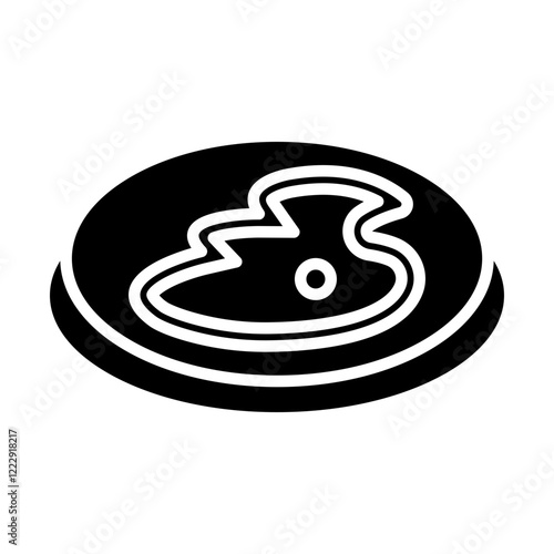 Sand Bunker glyph icon