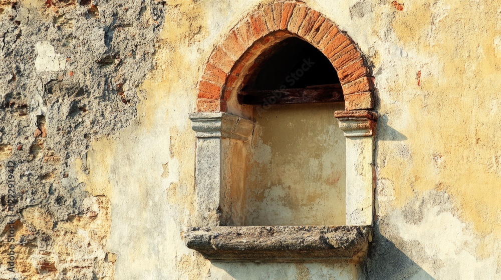 Detail of historic 16th century fortified church architecture in scenic wine region with ample empty space for text or branding. Detail of historic 16th century fortified church architecture in scenic wine region with ample empty space for text or branding.