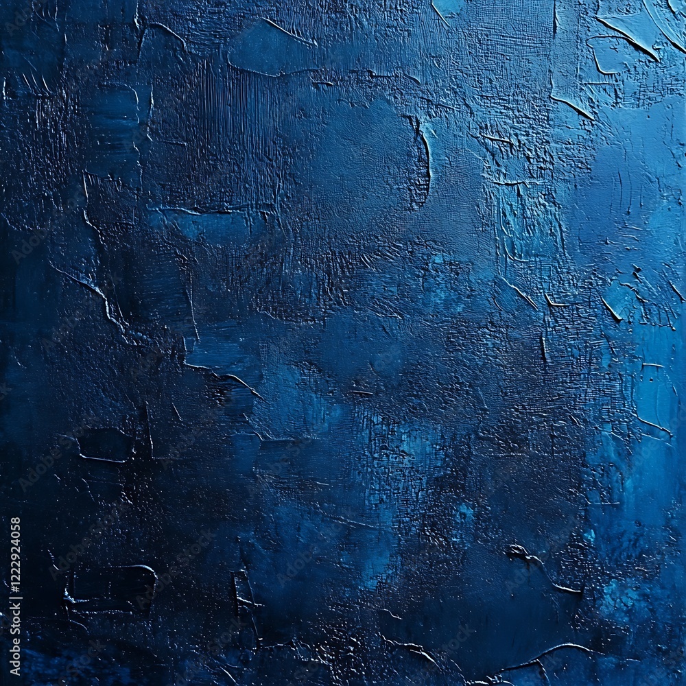 Obraz premium A navy blue background featuring abstract grunge relief textures 
