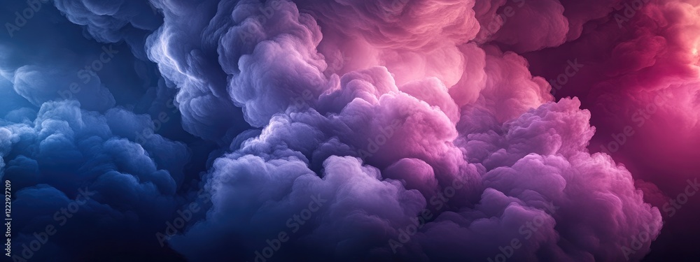 Dramatic dusk sky with dark clouds and vibrant colors providing ample copy space for creative text and design elements Dramatic dusk sky with dark clouds and vibrant colors providing ample copy space for creative text and design elements