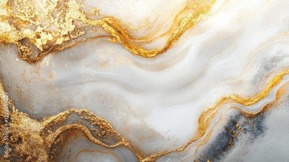 Elegant abstract textures showcasing a luxurious blend of gold and neutral hues with ample empty space for personalized text or branding. Elegant abstract textures showcasing a luxurious blend of gold and neutral hues with ample empty space for personalized text or branding.