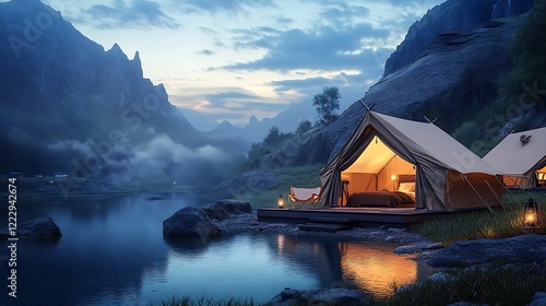 romantic stylish luxury charming modern tent designs photo