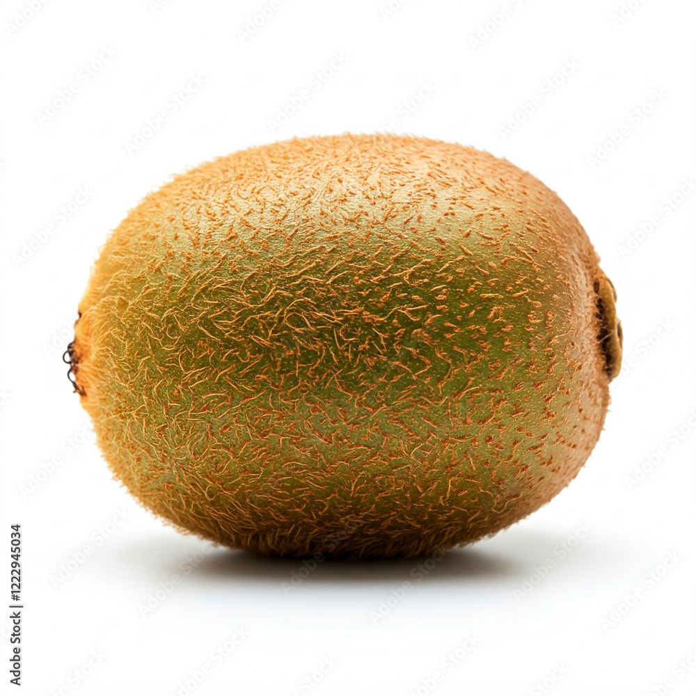 Reife Kiwi Frucht vor weißem Hintergrund Reife Kiwi Frucht vor weißem Hintergrund