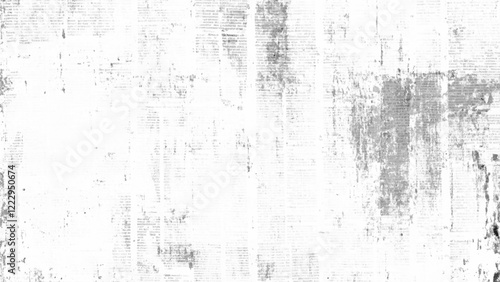Newspaper Grunge black and white. Newspaper paper grunge vintage old aged texture background. Newspaper with old grunge vintage unreadable paper texture background. 