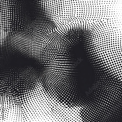 Abstract dotted vector background. Halftone effect. Halftone background vector design horizontal dotted
