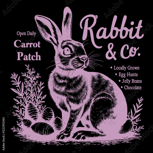 Vintage Girl Easter Spring SVG Clipart
