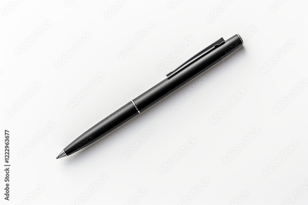 Isolated Mechanical Pencil Design with Lead and White Paper. Perfect Instrument for School and Office. Flatlay with Crayons Isolated Mechanical Pencil Design with Lead and White Paper. Perfect Instrument for School and Office. Flatlay with Crayons