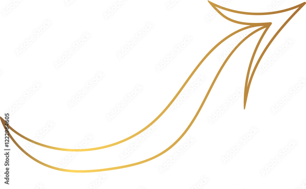 The gold gradient arrow features sharp points and smooth curves, exuding a sense of elegance and direction. Perfect for modern branding, logo concepts, or abstract art projects that require a touch
The gold gradient arrow features sharp points and smooth curves, exuding a sense of elegance and direction. Perfect for modern branding, logo concepts, or abstract art projects that require a touch