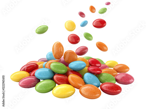 Wallpaper Mural Falling candies isolated on white background.PNG transparent
 Torontodigital.ca