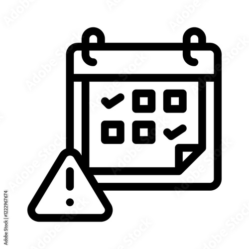 workflow optimization line icon