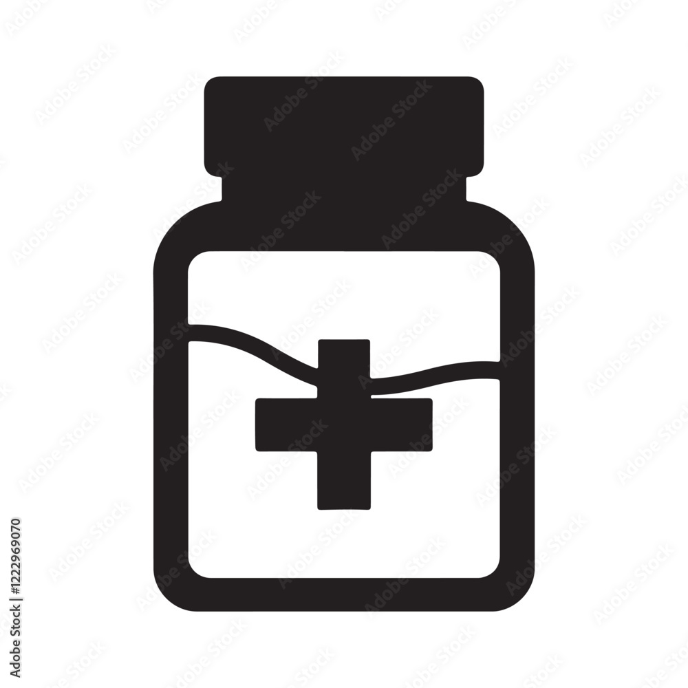 Obraz premium Medical Bottle Icon