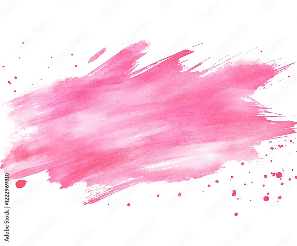 Vibrant pink paint strokes gracefully blend into lighter shades on a clean white background, illustrating creativity and artistry in color Vibrant pink paint strokes gracefully blend into lighter shades on a clean white background, illustrating creativity and artistry in color