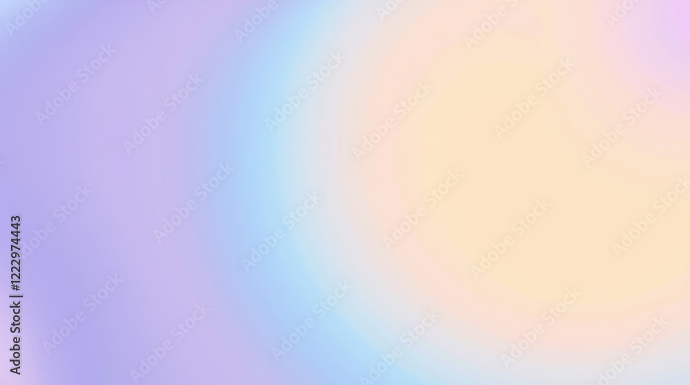 Obraz premium Soft pastel hues blend together in an ethereal dance, creating a calming atmosphere during twilight hours