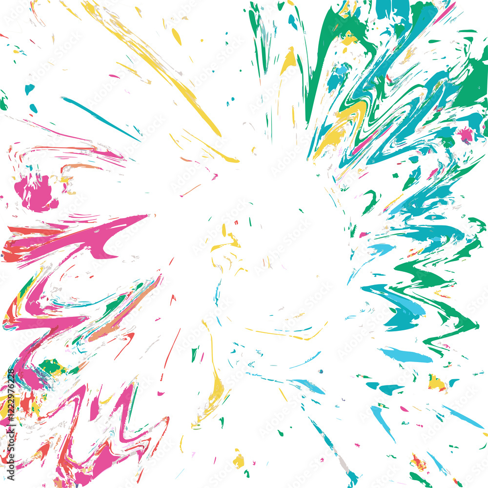 Obraz premium background with butterflies and flowers