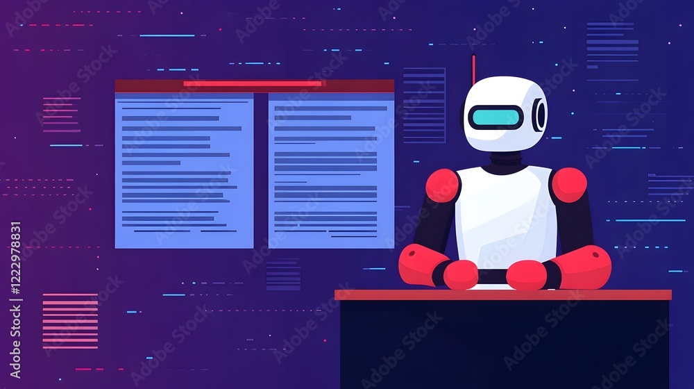 Obraz premium Automated Error Checking Technology for Data Entry and Document Processing