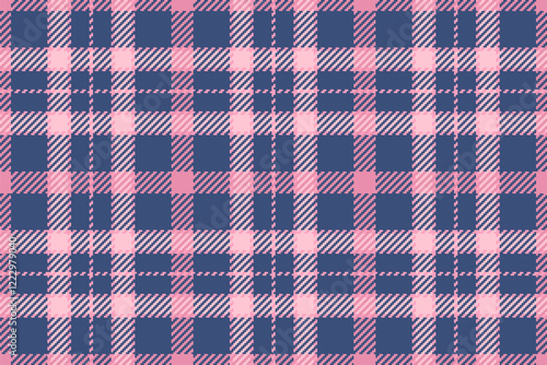 Advertisement plaid vector texture, poncho background textile check. Formal pattern seamless fabric tartan in blue and light colors.