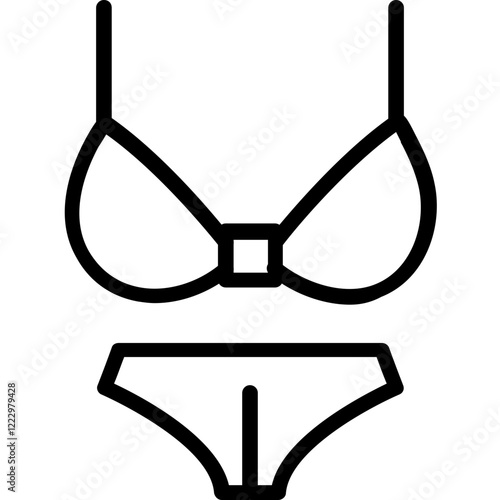  Bikini  Icon Pack Set – High-Quality Vector Icons for Fashion Design