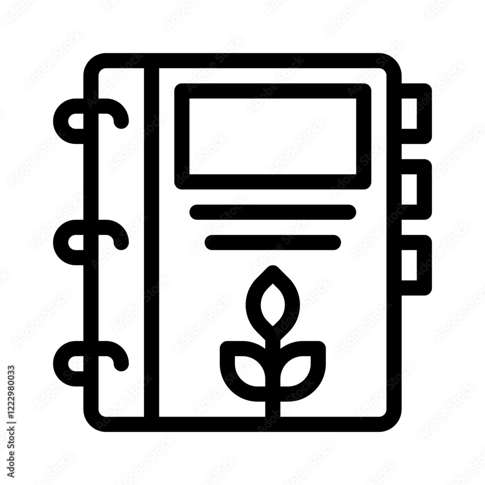 notebook line icon notebook line icon