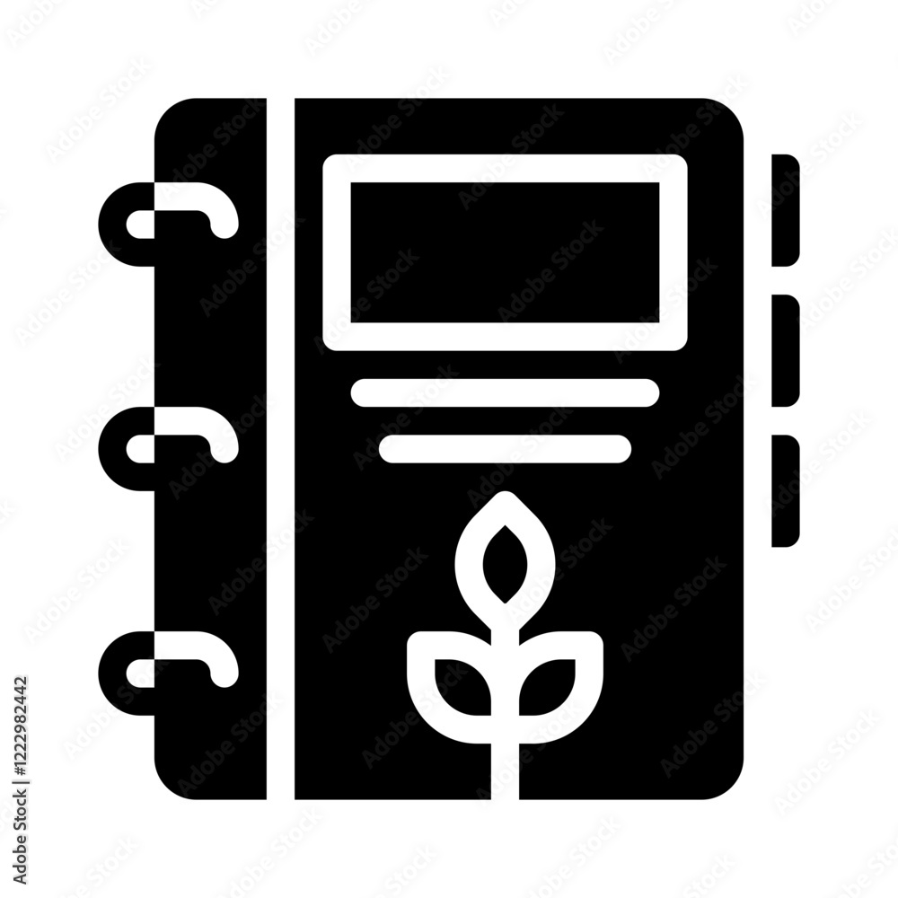 notebook glyph icon notebook glyph icon