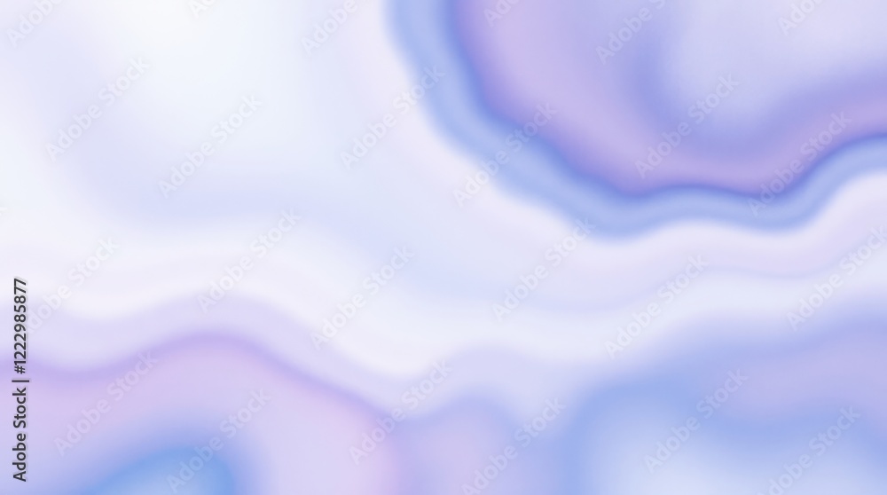 Naklejka premium Soft waves of pastel colors create a serene abstract background that invites contemplation and peace