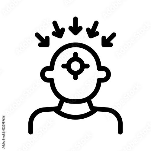 vision board line icon