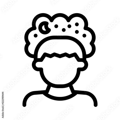 vision board line icon