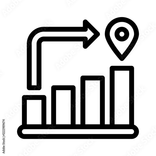 vision board line icon