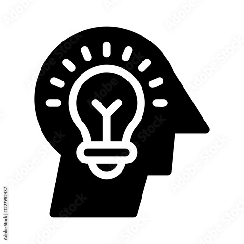 vision board glyph icon